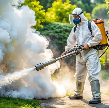 Pest control expert inspecting a Mumbai apartment
