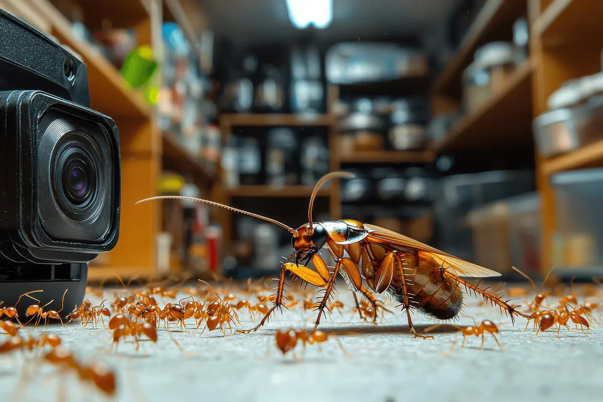 Pest control service treatment carried out by our technicians