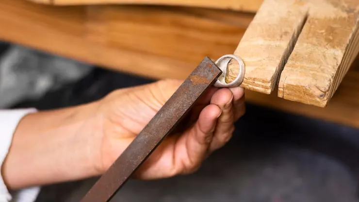 Wooden furniture treated against wood borer
